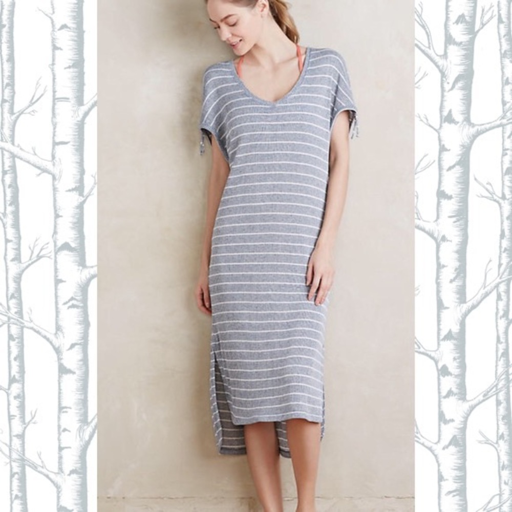 EUC Saturday Sunday {Anthro} Striped MIDI Dress, S